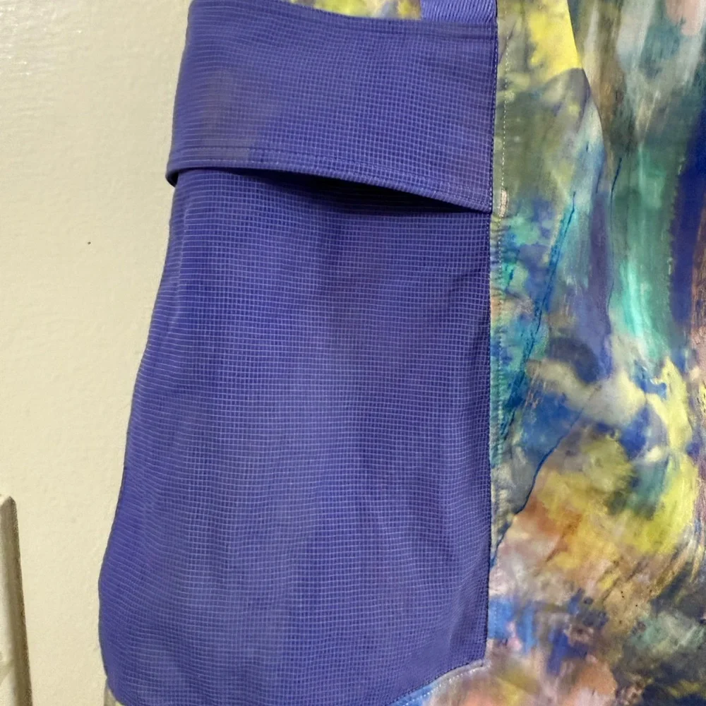 lululemon athletica Multicolor Men's Hybrid Shorts with Purple Pockets